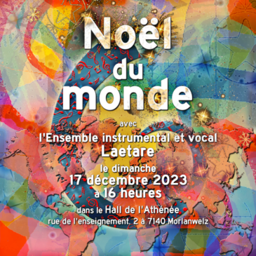 Concert philanthropique “Noël du monde” le dimanche 17 décembre 2023